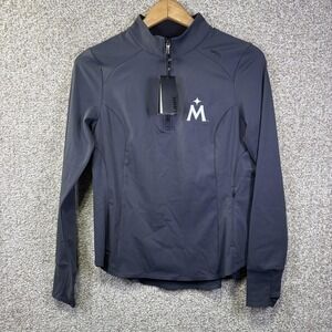 UNRL Performa Half-Zip Pullover Womens Medium Gray Long Sleeve 1/4 Zip Top